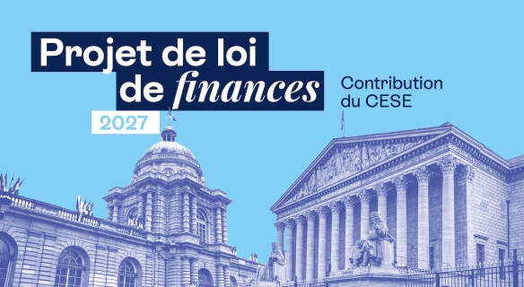 Visuel la contribution du CESE au Projet de loi finances 2027