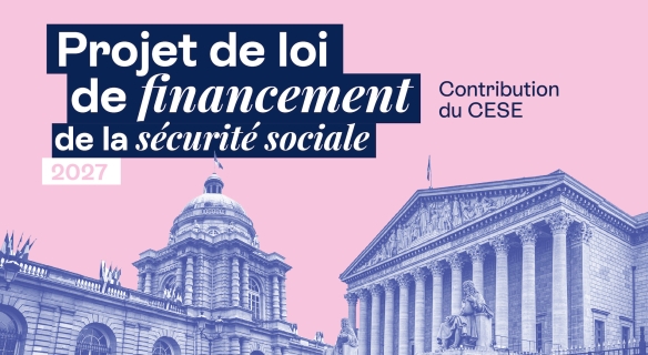 Visuel de la contribution du CESE au PLFSS 2027