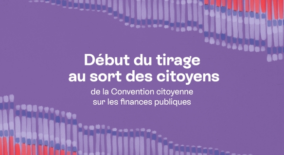 Visuel de lancement de la convention citoyenne