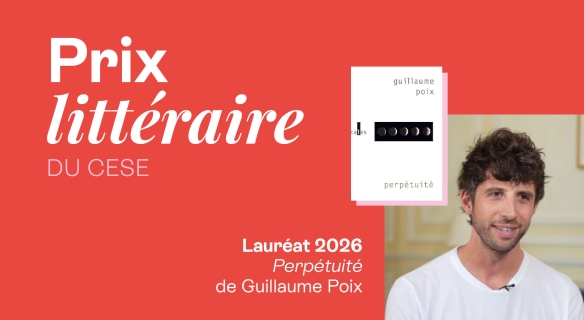 Guillaume Poix, lauréat du Prix littéraire du CESE