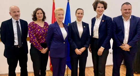 La délégation du CESE en visite en Albanie