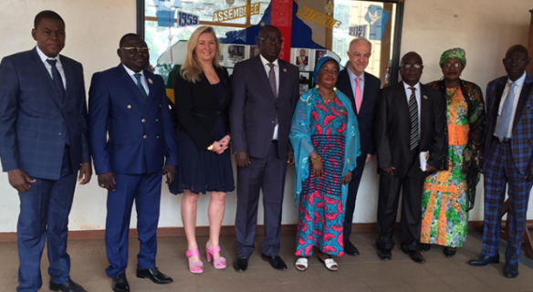 Visite de la délégation du CESE au CES de République centrafricaine