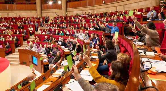 Convention citoyenne dans l'hémicycle du CESE