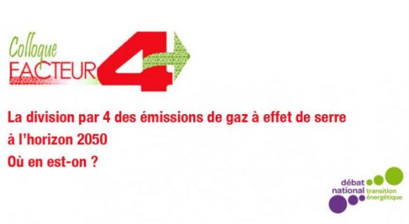 La division par 4 des émissions de gaz à effet de serre à l’horizon 2050 : Où en est-on ?