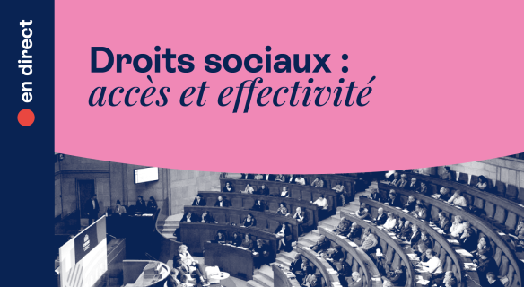 Droits sociaux : accès et effectivité - Séance plénière en direct