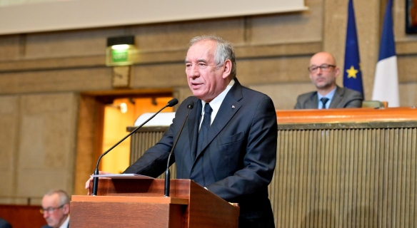 François Bayrou lors de son discours