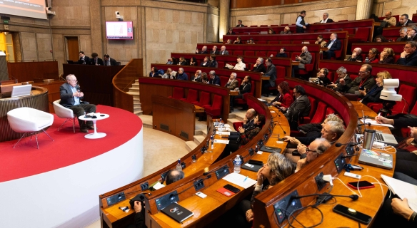 Visuel d'annonce de la présentation du baromètre de la confiance politique 2026