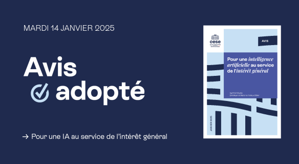 Avis adopté pour une IA  au service de l'intérêt général