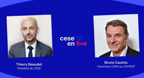 CESE en live avec Thierry Beaudet et Bruno Cautrès