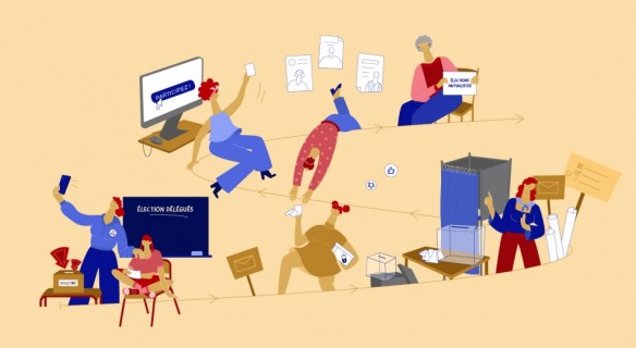 illustration du continuum démocratique