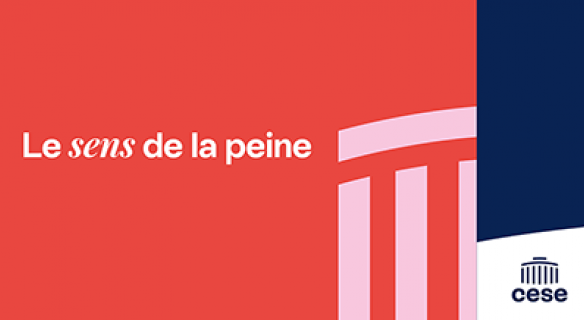 Le sens de la peine, l'avis du CESE est adopté
