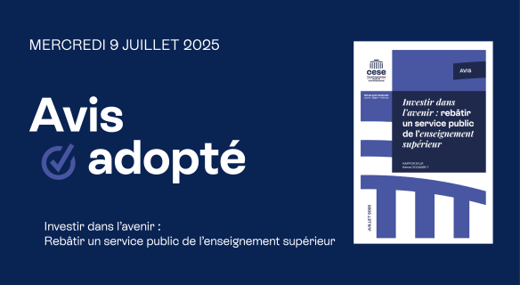 avis voté Enseignement supérieur