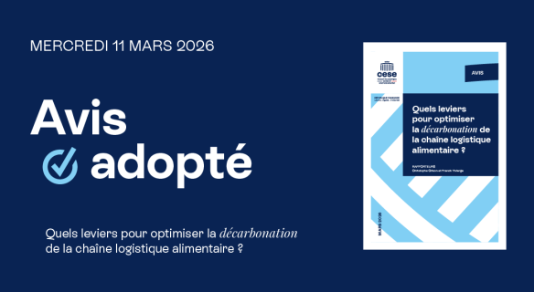 Avis voté décarbonation chaine logistique alimentaire
