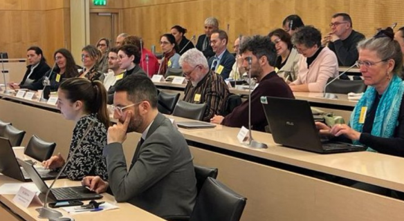 Participantes et participants à la journée délibérative sur les mobilités durables et inclusives