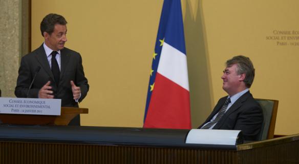 Visite du Président de la République au CESE