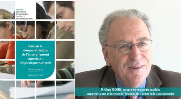 Le CESE s'est prononcé sur la démocratisation de l’enseignement supérieur