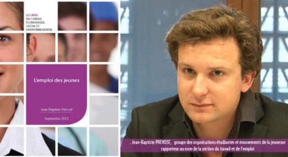 Le CESE a rendu un avis sur l'emploi des jeunes