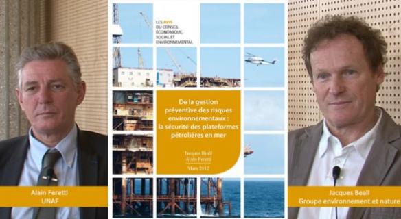 Le CESE s'est prononcé sur la sécurité des plateformes pétrolières en mer