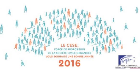 Le CESE vous présente ses meilleurs vœux pour l'année 2016 !