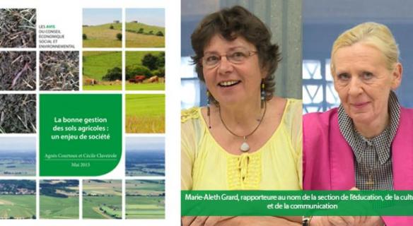 Le CESE s'est prononcé sur la bonne gestion des sols agricoles