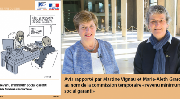 Le CESE s'est prononcé sur le revenu minimum social garanti 