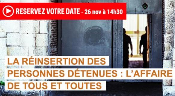 La réinsertion des personnes détenues : l’affaire de tous et toutes