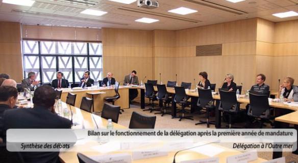 Compte-rendu de la réunion de la délégation à l'Outre-mer du mardi 10 janvier 2012