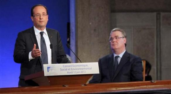 Visite du Président de la République lors de l'assemblée plénière du 12 juin
