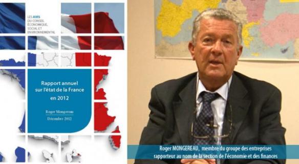 Le CESE a rendu son "rapport annuel sur l'état de la France en 2012"