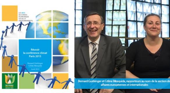 Le CESE a rendu ses préconisations pour "réussir la Conférence climat 2015"