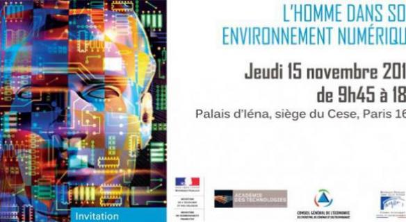 Actes du colloque "L'homme dans son environnement numérique"