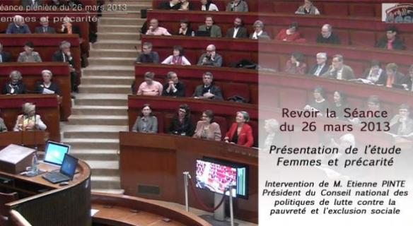 Revoir la séance du 26 mars 2013 : Femmes et précarité