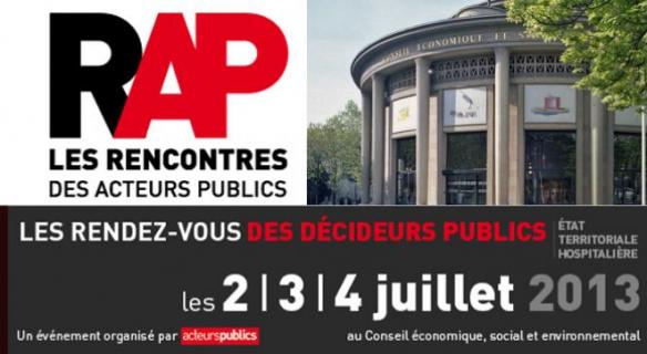 Les rencontres des acteurs publics, le rendez vous des décideurs des trois fonctions publiques