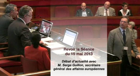 Revoir le Débat d'actualité avec M. Serge Guillon