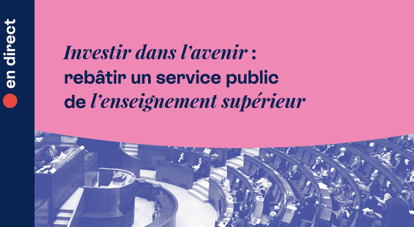 annonce plénière Enseignement supérieur
