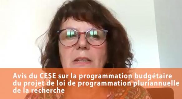 Le CESE a adopté son avis sur la programmation pluriannuelle de la recherche