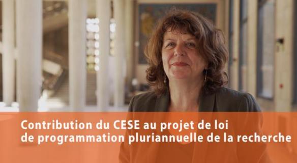 Le CESE a adopté son avis sur le projet de loi de programmation pluriannuelle de la recherche