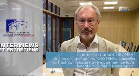 Question Claude-Emmanuel TRIOMPHE (Commissariat engagement civique) - travail indépendant