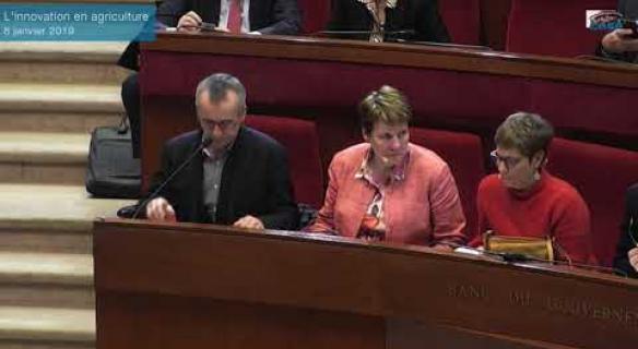 L'innovation en agriculture - séance du 8 janvier 2019