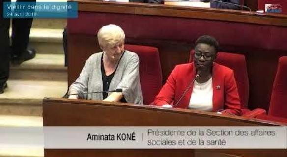 Vieillir dans la dignité : Séance plénière du CESE du 24 avril 2018