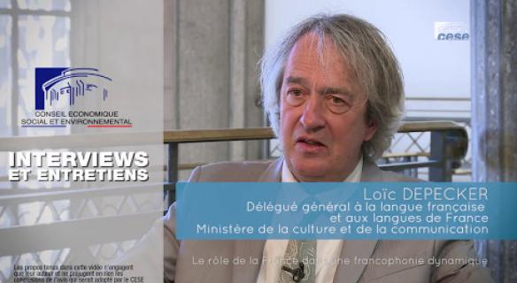 Questions à Loïc DEPECKER - Francophonie