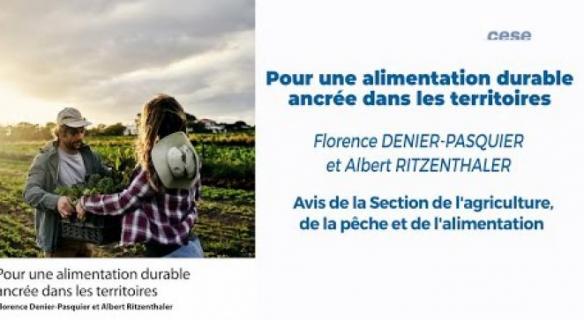 Alimentation durable : le CESE adopte son avis