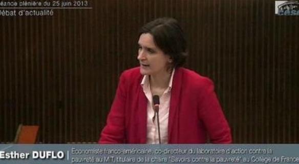 Revoir la séance débat d'actualité avec Esther Duflo, économiste franco-américaine