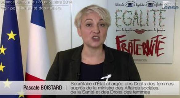 Séance "Agir pour la mixité des métiers"