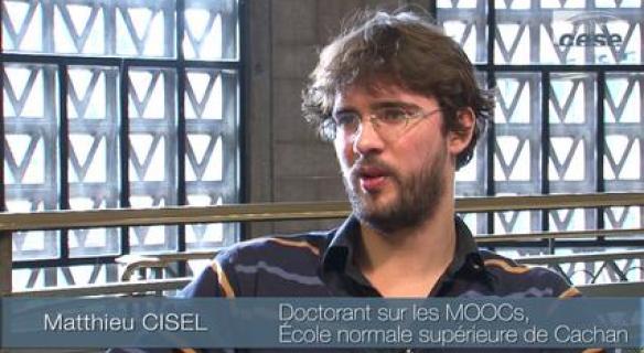 Questions Matthieu Cisel, Doctorant sur les MOOCs