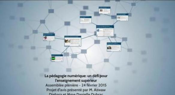 Revoir la séance du 24-02-2015 : Budget du CESE et pédagogie numérique