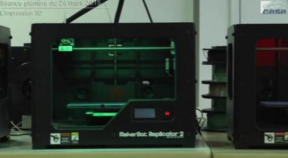 Séance du 24-03-2015 : Innovations technologiques, l'impression 3D