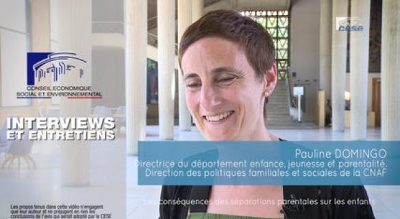 Questions à Pauline DOMINGO (CAF) - Conséquences séparations sur enfants